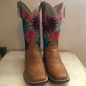 ROPER WOMEN'S FIESTA FLORAL COWGIRL BOOTS